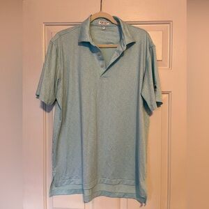 Peter Millar Sky Blue Polo Shirt | Summer Comfort | Size M